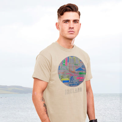 Green Island Myths and Legends Short-sleeve T in Oatmeal