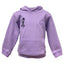 Green Island Hare Sketch Kids Hoodie in Lilac