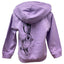 Green Island Hare Sketch Kids Hoodie in Lilac