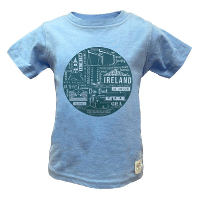 Green Island Myths & Legends Sketch Kids T in Blue