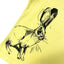 Green Island Hare Sketch Kids T in Yellow
