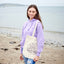 Green Island Lighthouse Sketch Tote Bag in Natural & Lilac