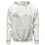 Green Island Lighthouse Sketch Cross Hoodie in Cream