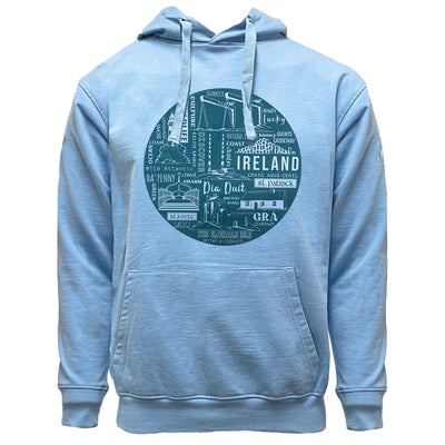 Green Island Myths & Legends Hoodie in Blue