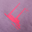 Green Island Poolbeg Sketch Cropped Ladies Hoodie in Lilac