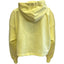 Green Island Lighthouse Sketch Cropped Ladies Hoodie in Yellow