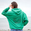 Green Island Land Sketch Cross Hoodie in Emerald