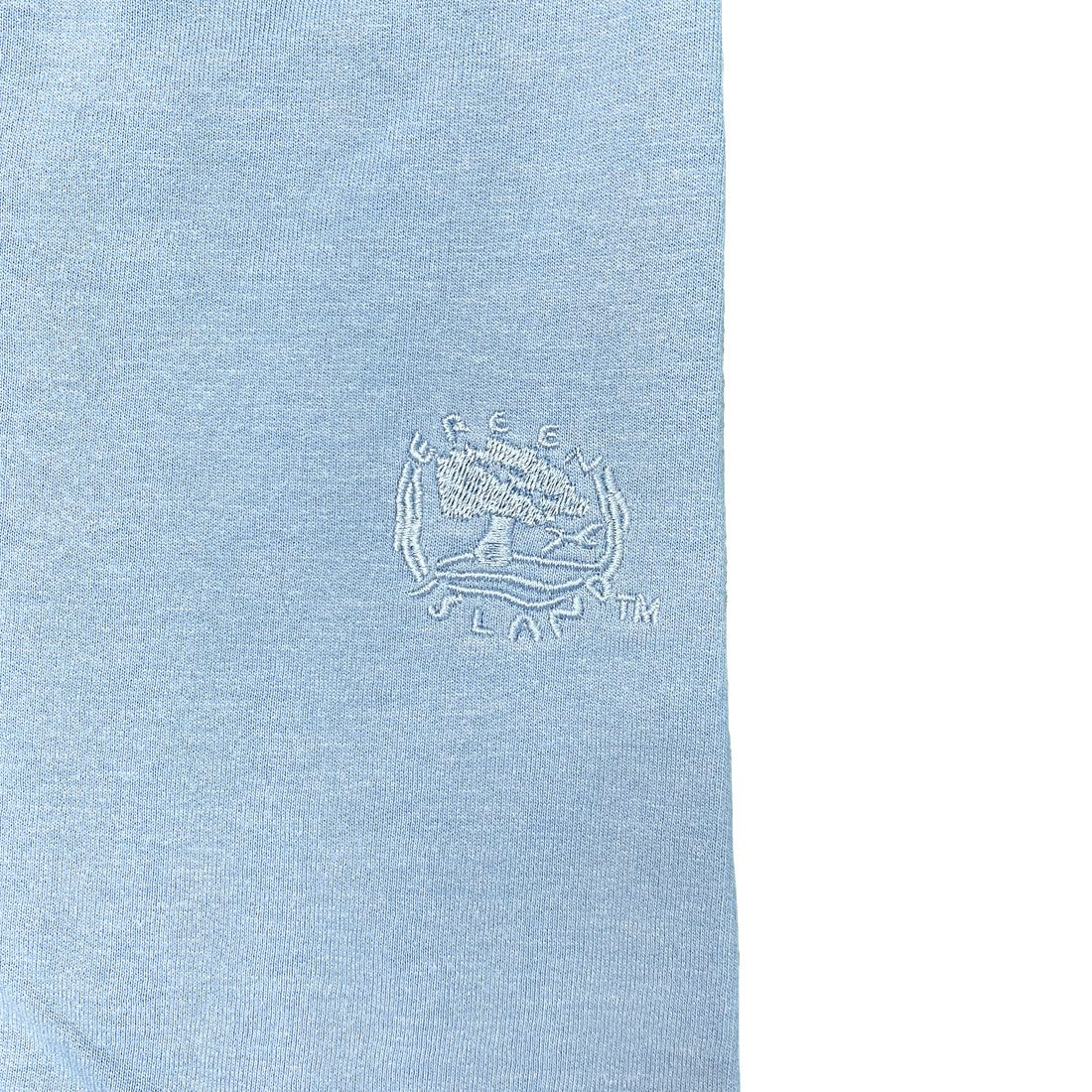 Green Island Poolbeg Sketch Cross Hoodie in Blue