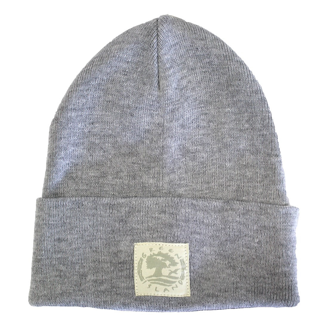Green Island Recycled Knit Hat in Ash Grey