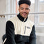 Guinness 1/4 Zip Fleece in Black & Cream