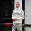 Guinness 1/4 Zip in Cream & Spring Green