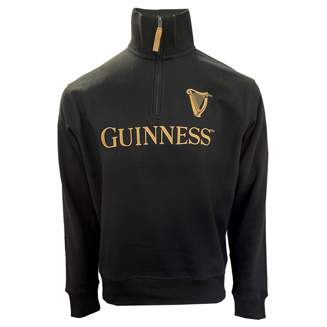 Guinness 1/4 Zip Sweatshirt in Black