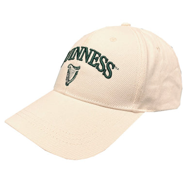 Guinness ‘3D Embroidered Logo’ Baseball Cap in Cream