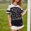 Guinness American Football Jersey in Black & Cream