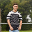 Guinness American Football Jersey in Black & Cream