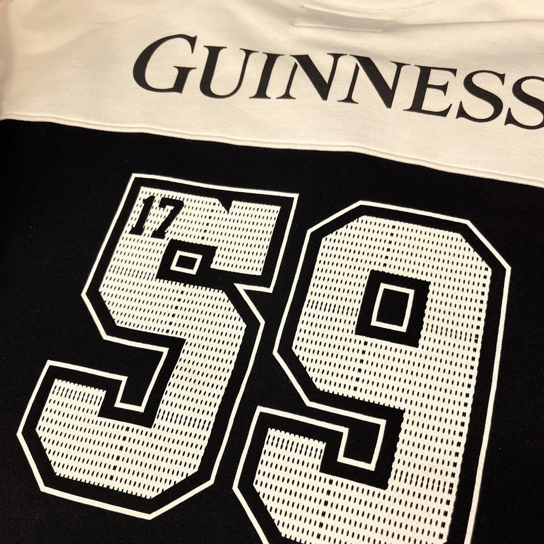 Guinness American Football Toucan Sweatshirt in Black