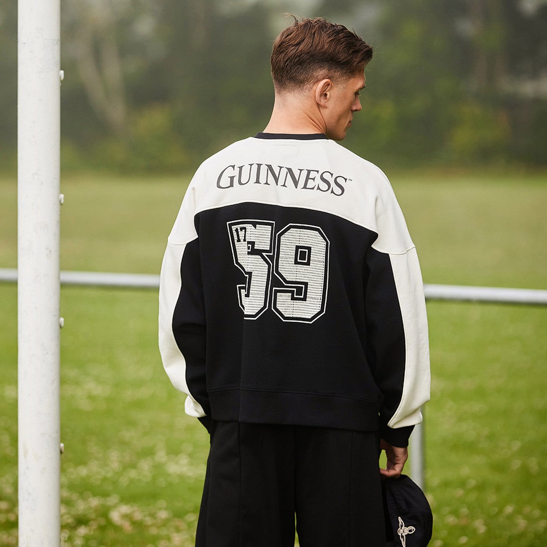 Guinness American Football Toucan Sweatshirt in Black
