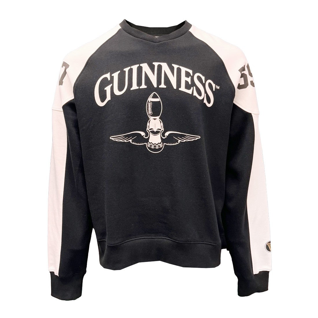 Guinness American Football Toucan Sweatshirt in Black