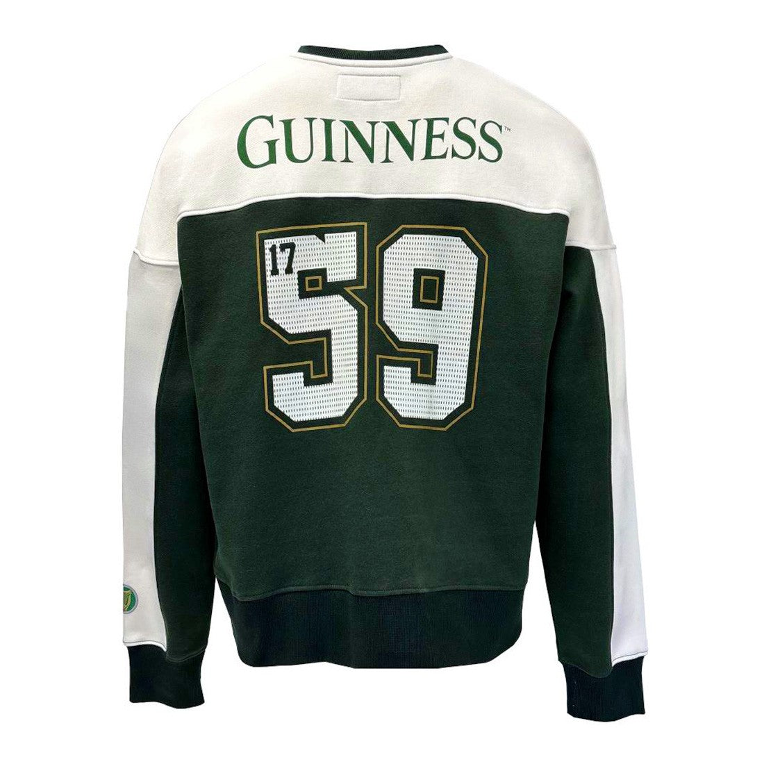 Guinness American Football Toucan Sweatshirt in Bottle Green
