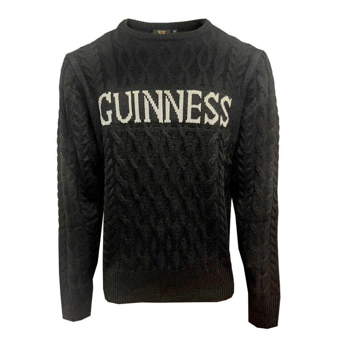 Guinness “Aran Knit” Jumper in Black