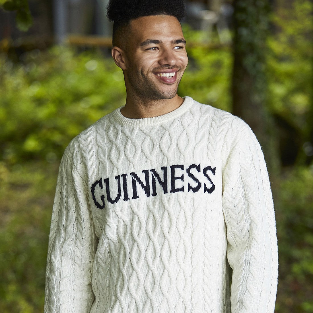 Guinness “Aran Knit” Jumper in White