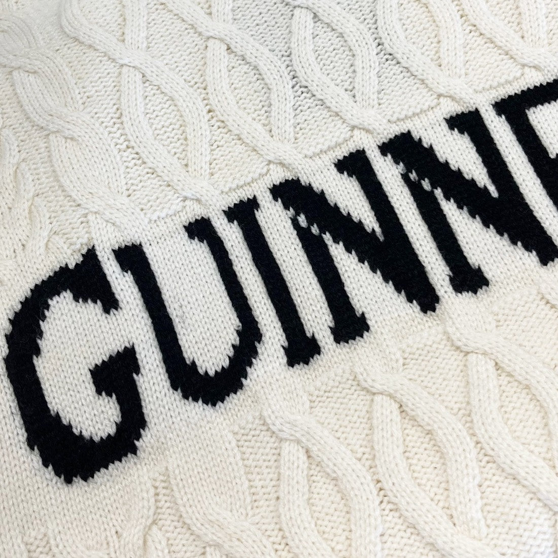 Guinness “Aran Knit” Jumper in White
