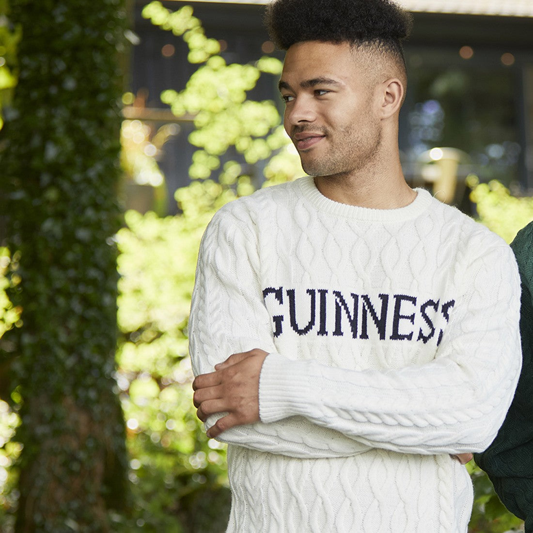 Guinness “Aran Knit” Jumper in White