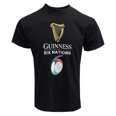 Guinness Black 6 Nations Rugby T-shirt