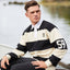 Guinness Black & Cream Long Sleeve Rugby Shirt for Men