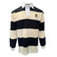 Guinness Black & Cream Long Sleeve Rugby Shirt for Men