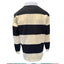 Guinness Black & Cream Long Sleeve Rugby Shirt for Men
