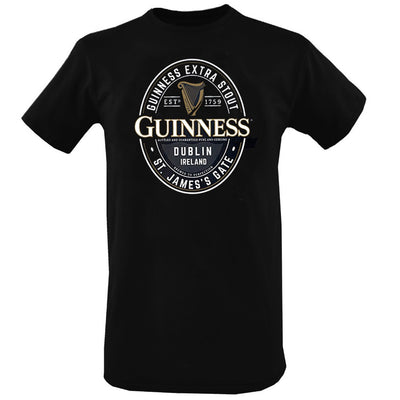 Guinness Black English Label T-Shirt