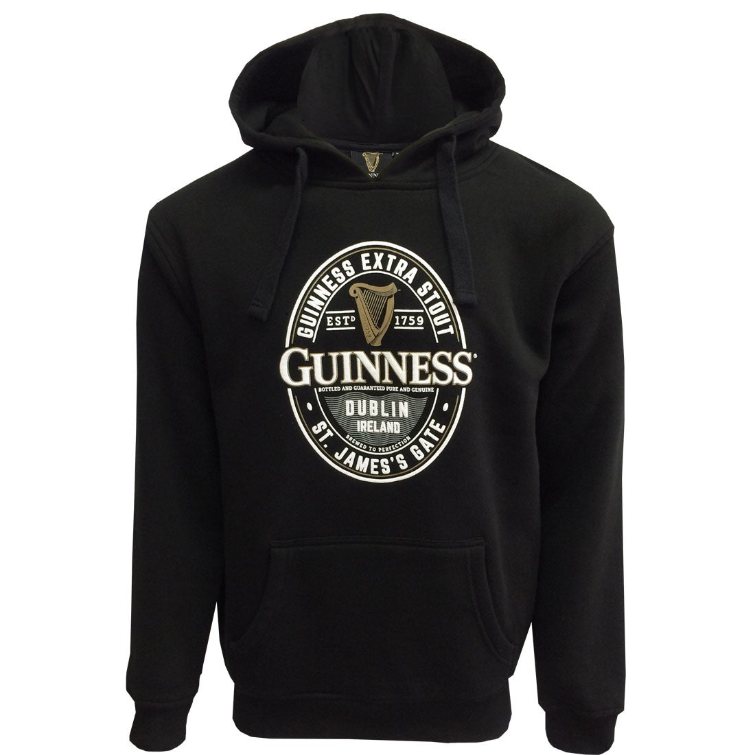 Guinness Black English Label Unisex Hoodie