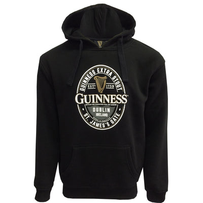 Guinness Black English Label Unisex Hoodie