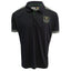 Guinness Black Grey Performance Polo Shirt