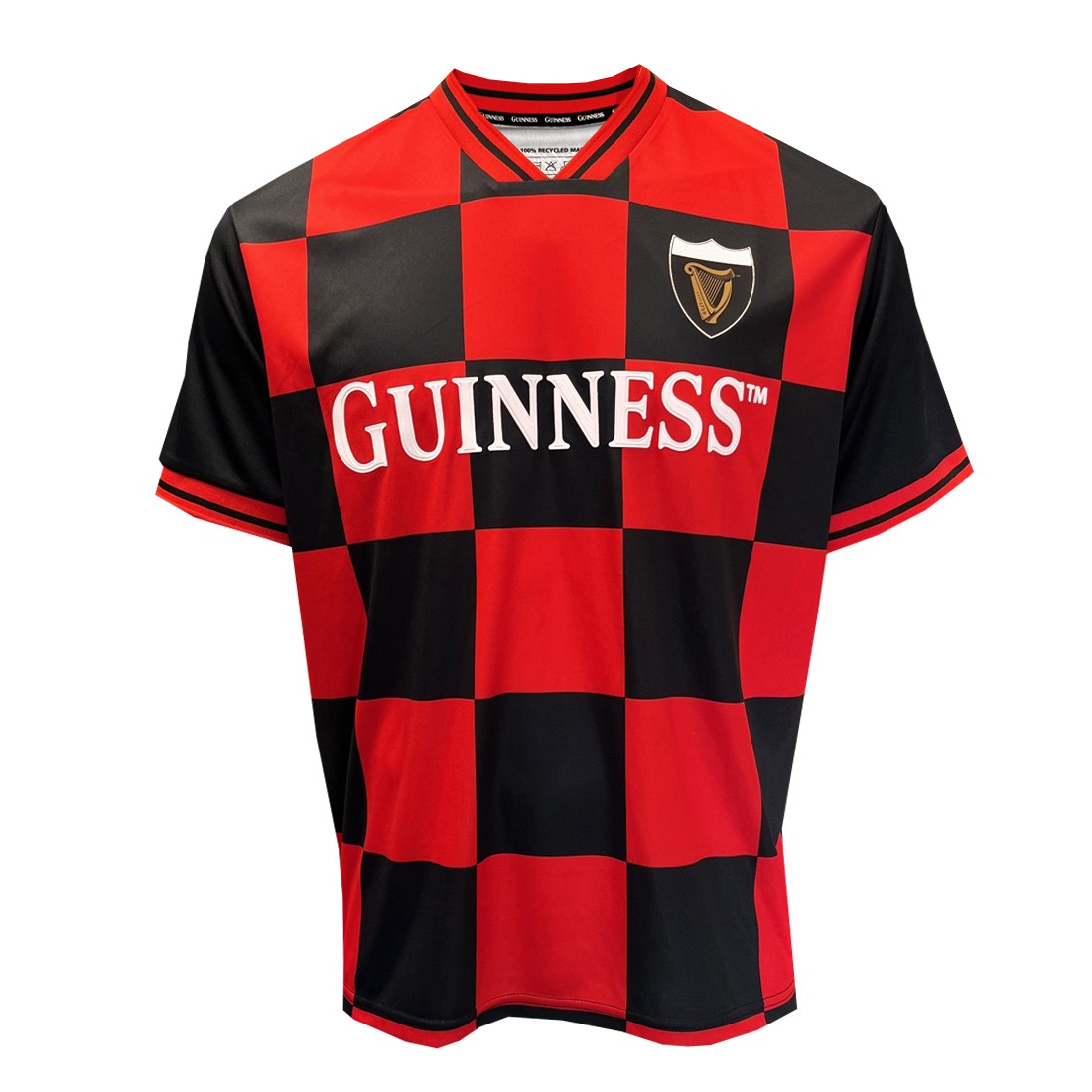 Guinness “Black & Red Check” Performance Top