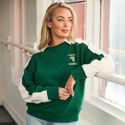 Guinness Bottle Label Sweatshirt in Green