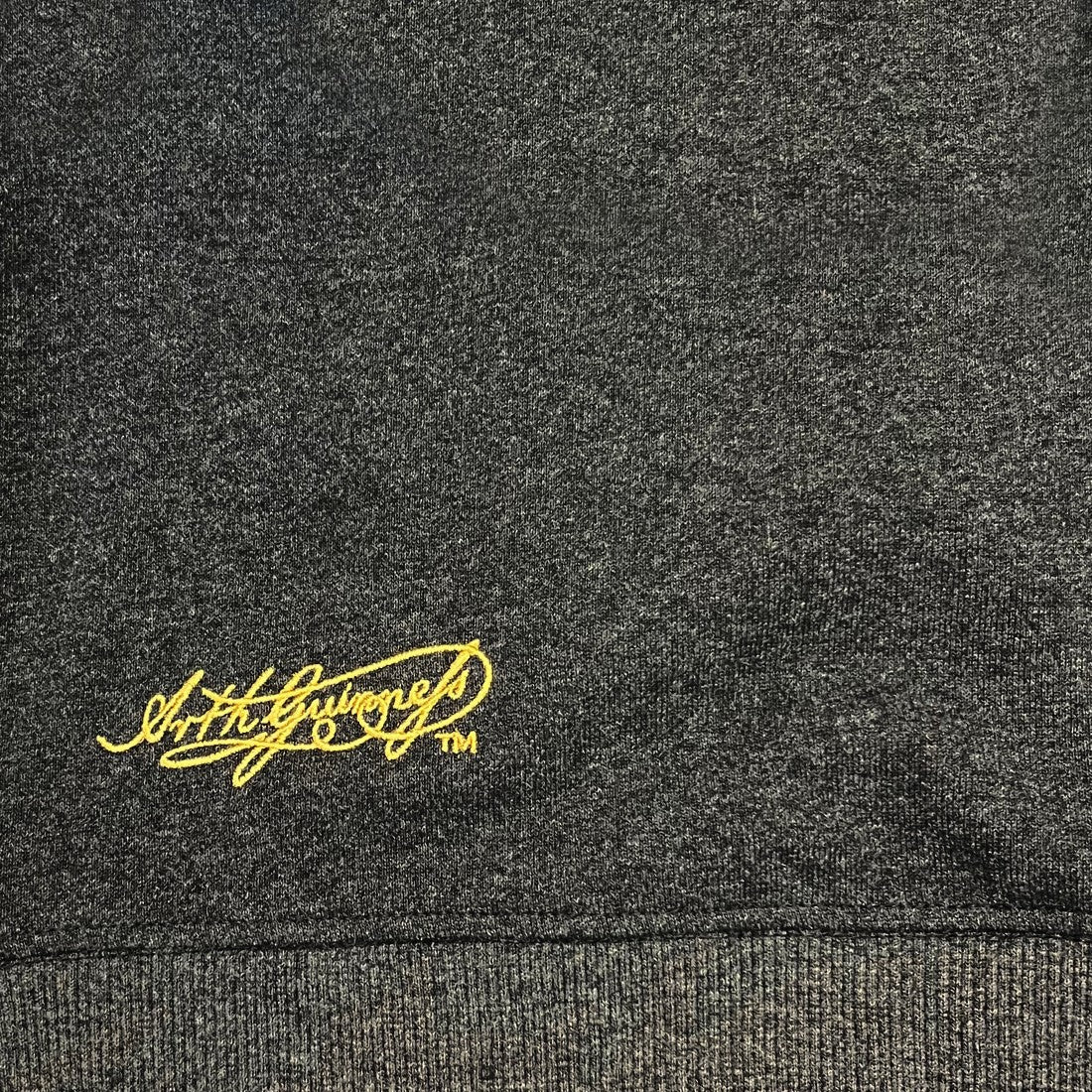 Guinness Charcoal Acid Wash Vintage Label Sweatshirt