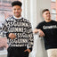 Guinness Chunky Letters Knit Jumper in Black & Cream