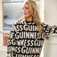 Guinness Chunky Letters Knit Jumper in Black & Cream