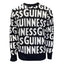 Guinness Chunky Letters Knit Jumper in Black & Cream
