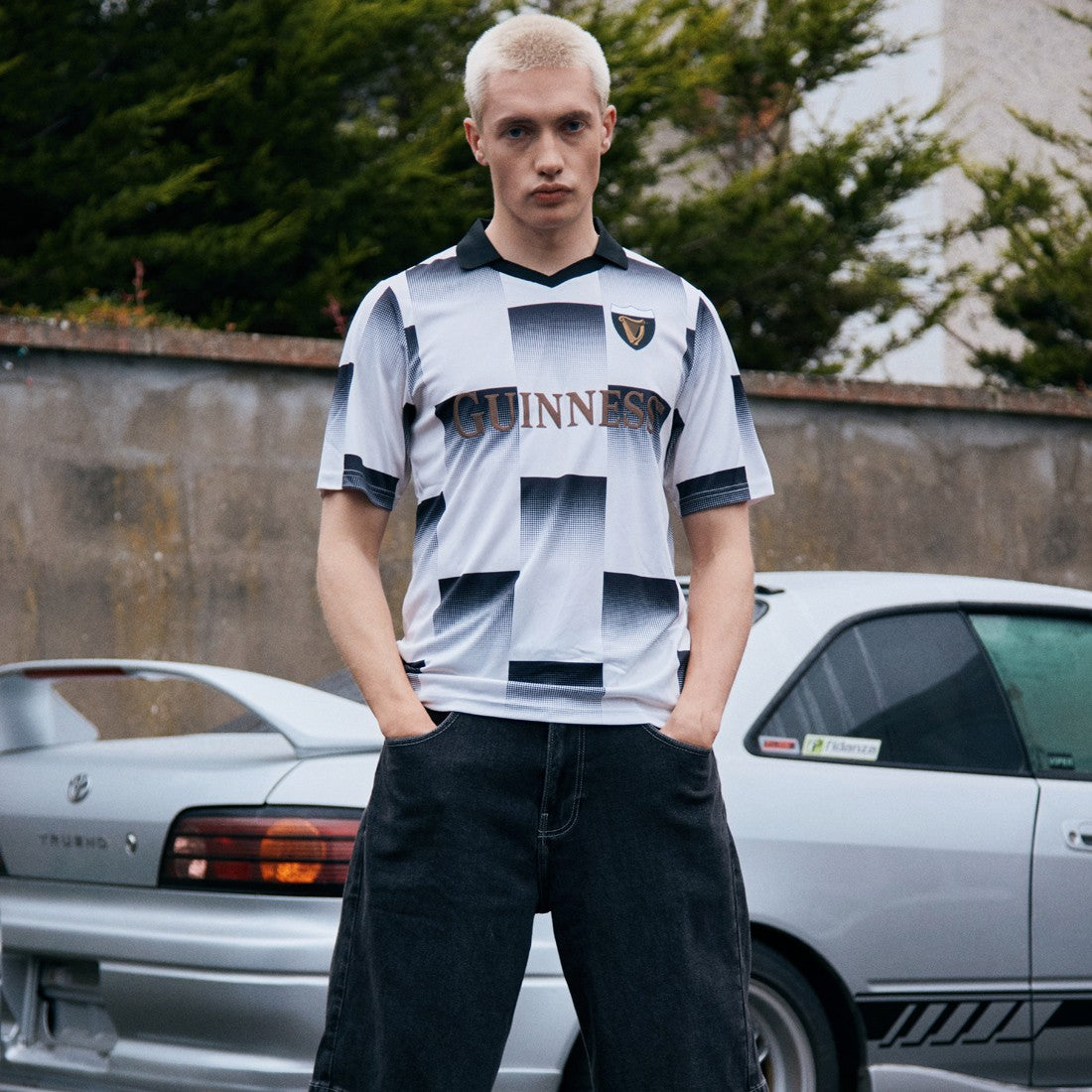 Guinness “Cream & Black Check” Performance Top