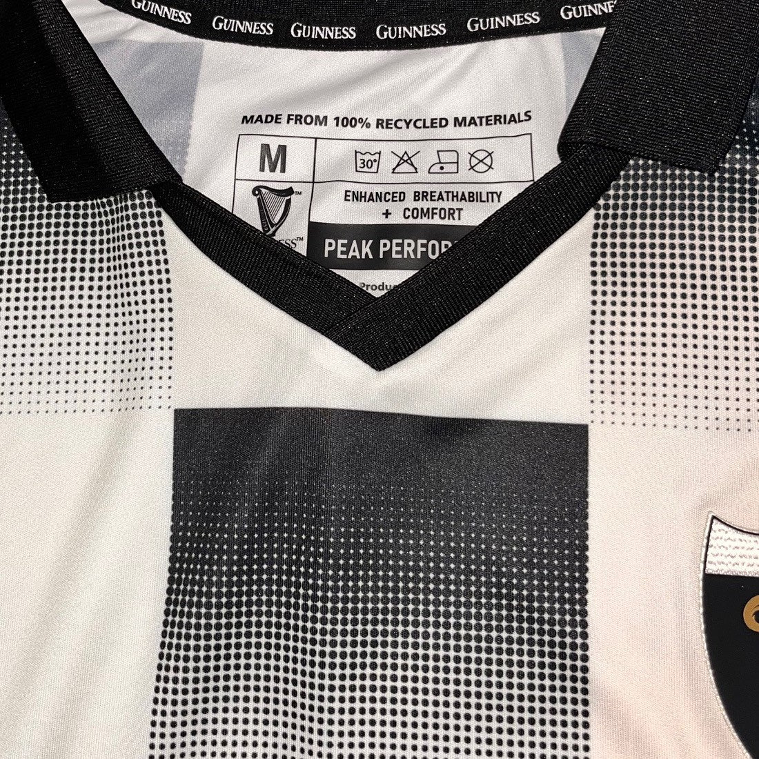 Guinness “Cream & Black Check” Performance Top