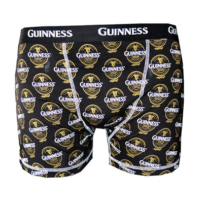 Guinness ‘Engine Label’ Boxer Shorts in Black