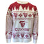 Guinness Festive Harp Knit Jumper in Cream & Burgundy