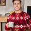 Guinness Festive Holly Knit Jumper in Red