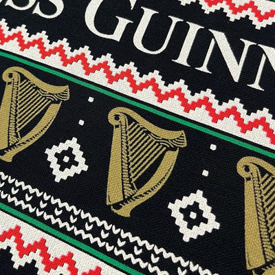 Guinness Festive Pints Polo Shirt in Black