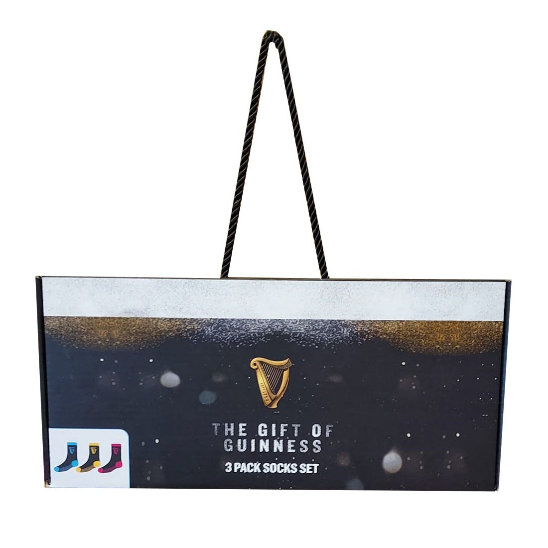 Guinness "Gift of Guinness" Harp 3 Pack Sock Gift Set