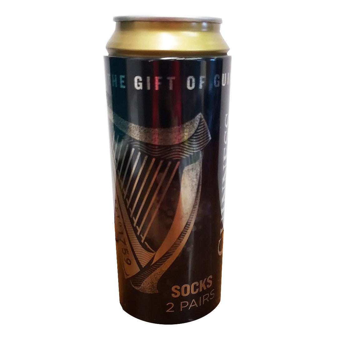 Guinness Gift of Guinness Harp Sock Can