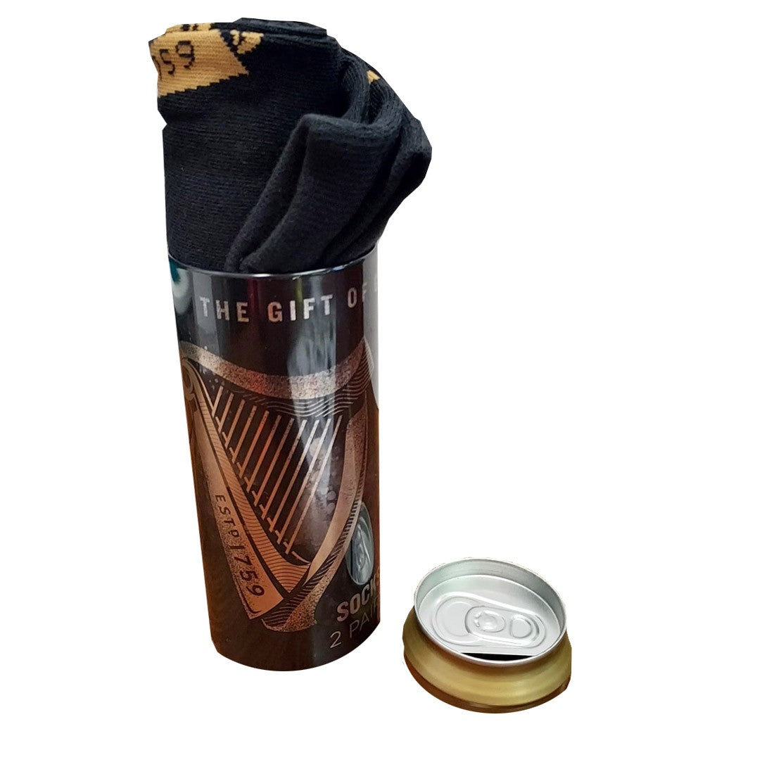 Guinness Gift of Guinness Harp Sock Can